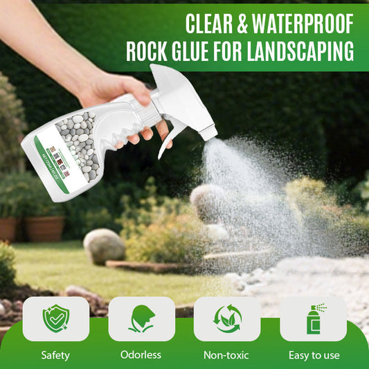 💧2+1 GRATIS 🔥 Klarer & wasserfester Steinkleber für Garten & Landschaftsbau – bombenfest & unsichtbar ✨