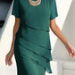 💕2026 Sonderangebot: 50 % Rabatt🔥 Elegantes Midi-Kleid aus plissiertem Chiffon