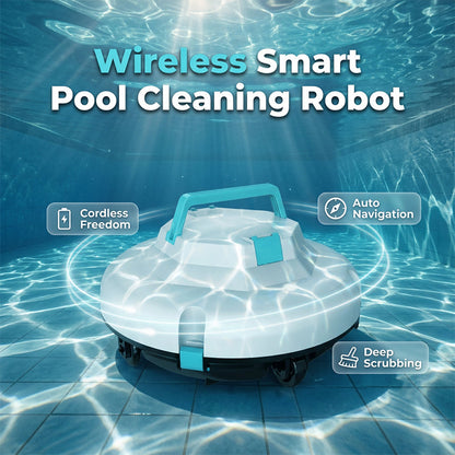 🤖Neu eingetroffen – 61% reduziert!🌊Poolreinigungsroboter | Kabellos · Starke Saugkraft · Intelligente Navigation · Ein-Knopf-Start · Leicht entnehmbarer Filterkorb🏖️