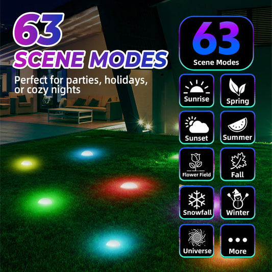 Guirlande lumineuse d'extérieur à commande Bluetooth