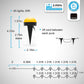 Guirlande lumineuse d'extérieur à commande Bluetooth