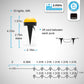 Guirlande lumineuse d'extérieur à commande Bluetooth