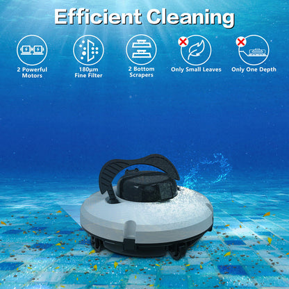 🤖🌊 Poolroboter mit starker Saugleistung – kabellos, intelligente Navigation, 1-Tasten-Start & leicht entleerbarer Filterkorb. 🔋🧹50 % RABATT