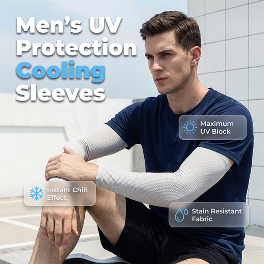 Atmungsaktive, kühlende Armstulpen mit UV-Schutz