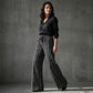 🌺Damenhose mit weitem Bein und Kordelzug im Bohemian-Print