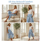 🌺Damenhose mit Blumenmuster, hoher Taille und weitem Bein