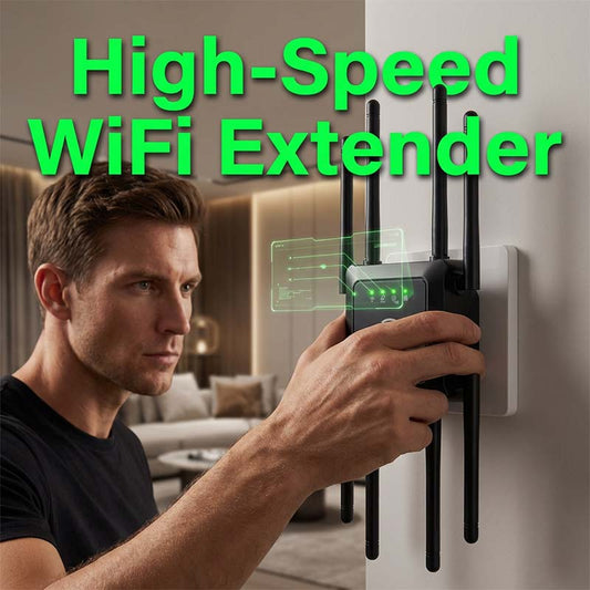 WLAN-Repeater mit großer Reichweite für die Abdeckung im ganzen Haus