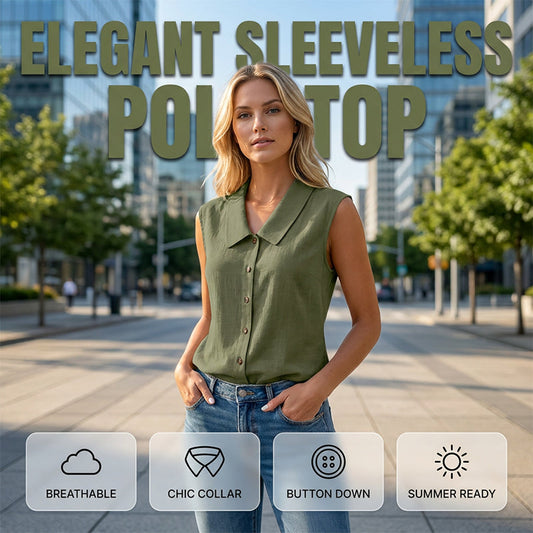Damenbluse mit V-Ausschnitt und Knopfleiste