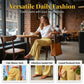 📈 Verkaufshit Nr. 1 – direkt 50%! Damenhose mit gerafftem Bund und gestreiftem Gingham-Muster