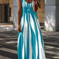⏰ 50% RABATT – Nur für kurze Zeit!👗Elegantes Träger-Maxikleid mit Druckmuster, bequem für Alltag & Urlaub