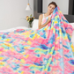 ❄️SOMMER-SONDERANGEBOT 50 % RABATT🌀 Ultraweiche Plüschdecke im Tie-Dye-Look