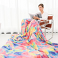 ❄️SOMMER-SONDERANGEBOT 50 % RABATT🌀 Ultraweiche Plüschdecke im Tie-Dye-Look