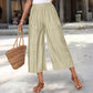 ☀️ Casual Wide-Leg Capri Trousers for Women, Soft & Comfortable, Ideal for Daily Wear