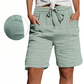 🌍 Bestseller im Netz! ✨ Elastische Bund-Shorts für Damen, atmungsaktiv & vielseitig kombinierbar