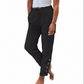 🌺50% Rabatt !Damenhose mit Kordelzug in der Taille und geknöpften Knöchelabschlüssen