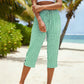 ⏰ 50% RABATT – Nur für kurze Zeit! 🌺Sommerliche Caprihose mit Karomuster für Damen