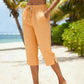 ⏰ 50% RABATT – Nur für kurze Zeit! 🌺Sommerliche Caprihose mit Karomuster für Damen