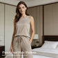 👑 Das Must-Have der Saison! Ärmelloses Damen-Top und Hose mit Kordelzug (Set)