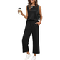 👑 Das Must-Have der Saison! Ärmelloses Damen-Top und Hose mit Kordelzug (Set)