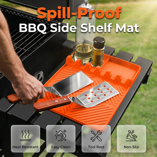 ⏰ 50% RABATT – Nur für kurze Zeit! Silikon-Grillmatte für die seitliche Ablage