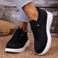 📅 Heute bestellen = 50% sparen ！Damen atmungsaktive Mesh-Slip-On-Walking-Schuhe