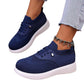 📅 Heute bestellen = 50% sparen ！Damen atmungsaktive Mesh-Slip-On-Walking-Schuhe
