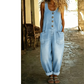 🔥Die neuen Modelle sind jetzt im Verkauf-Ärmelloser Jumpsuit mit weitem Bein für Damen