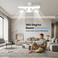 🔥JETZT 50 % RABATT!🔥 Deckenventilator mit Doppelkopf und LED-Licht – modernes Design mit Fernbedienung für Wohnzimmer & Schlafzimmer