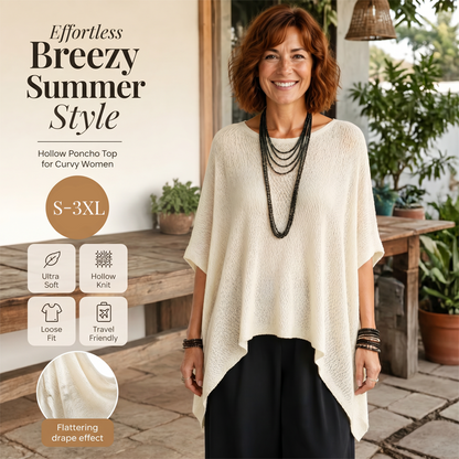 🙌 70% Wiederkaufquote – Qualität überzeugt! ✨Damen-Strickoberteil mit Batwing-Ärmeln und Aussparungen