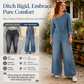 🏅 2000 Stück in 3 Tagen verkauft – schnell sein! Damen asymmetrischer schulterfreier Jeans-Jumpsuit