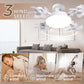 ⚡ Heute halber Preis! Deckenventilator mit LED-Licht und Fernbedienung