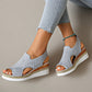 📢📢 Alle tragen es – noch nicht? Jetzt 50%! Atmungsaktive Plateau-Sandalen für Damen im Freizeitstil