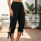 🌊 Der angesagteste Look diesen Sommer – zum halben Preis mitnehmen ！Caprihose für Damen mit elastischem Bund im Freizeitstil