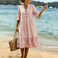 👗Sommerkleid für Damen mit Polka-Dots und Rüschenärmeln – mühelos schick und figurschmeichelnd ✨