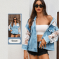🔥BEGRENZTE STÜCKZAHL💃 Handgefertigte Spitzenjacke ✨ Lässige Passform, passend zu jedem Outfit