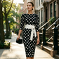 ⏰ Countdown läuft – 50% nur noch 3 Tage! Elegantes Retro-Kleid mit Polka-Dots für Damen