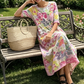 💞 Über 100.000 verkauft – der beliebteste Hit – jetzt zum halben Preis🌺Damen Blumenprint lockeres Kleid