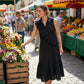 🌙 Heute um Mitternacht vorbei – verpassen Sie es nicht, sonst warten Sie ein Jahr!👗Ärmelloses Sommerkleid für Damen mit Rüschen vorne