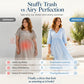 ⌛ Nur solange Vorrat reicht – danach regulärer Preis! Maxikleid für Damen mit V-Ausschnitt und 3/4-Ärmeln