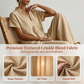 🏅 2000 Stück in 3 Tagen verkauft – schnell sein! Lounge-Set für Damen mit V-Ausschnitt-Oberteil und Hose mit weitem Bein