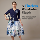 🚀 Neu zum halben Preis ⌛Zeitlich begrenztes Angebot – Elegantes Damenkleid mit halben Ärmeln und Blumenmuster