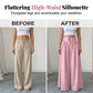 👖 ZEITLICH BEGRENZT 50% RABATT! ✨ Damen Hochbund Plissee Weites Bein Hose – Fließender Schnitt, Seitentaschen, Vielseitig 🌿