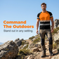 🏃‍♀️ Es wird im Akkord weggeschnappt – zögern Sie nicht! Herren Neonfarben Colorblock Sportshirt Outdoor Sicherheits-Tee