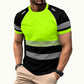 🏃‍♀️ Es wird im Akkord weggeschnappt – zögern Sie nicht! Herren Neonfarben Colorblock Sportshirt Outdoor Sicherheits-Tee