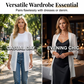 🌟 Leichte transparente offene Strickjacke – luftig, vielseitig & perfekt für Layering – ideal für warme Tage, Strand & Freizeit – femininer Look mit eleganter Transparenz