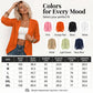 ✨Lässige, strukturierte Damen-Strickjacke mit offener Vorderseite – bequemer Layering-Look, weicher Stoff & vielseitig – perfekt für Alltag, Büro & Freizeit