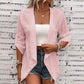 ✨Lässige, strukturierte Damen-Strickjacke mit offener Vorderseite – bequemer Layering-Look, weicher Stoff & vielseitig – perfekt für Alltag, Büro & Freizeit