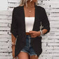 ✨Lässige, strukturierte Damen-Strickjacke mit offener Vorderseite – bequemer Layering-Look, weicher Stoff & vielseitig – perfekt für Alltag, Büro & Freizeit