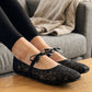 🔔 Letzte 100 Stück – solange der Vorrat reicht! Damen Französische Mesh-Flats mit Schleife