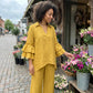 ⏰ Letzte Welle – Lager fast leer – 50% endet jederzeit Minimalistisches Langarm-Oberteil für Damen & Hose mit weitem Bein